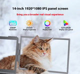 14-inch Dual-screen Portable Monitor Laptop With Wall-mounted External