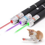 Laser Pointer Pen Set – Green, Blue & Red Beams (3-Pack)