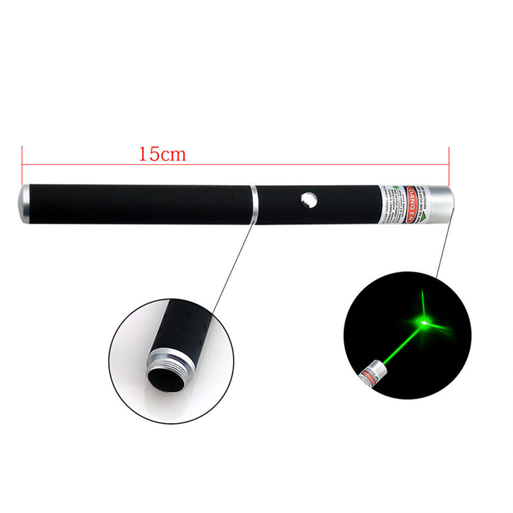 Laser Pointer Pen Set – Green, Blue & Red Beams (3-Pack)
