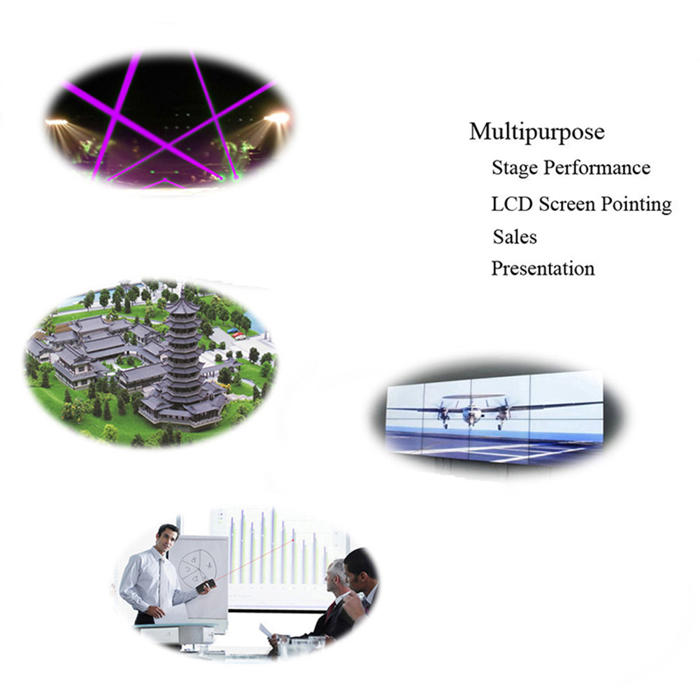 Laser Pointer Pen Set – Green, Blue & Red Beams (3-Pack)